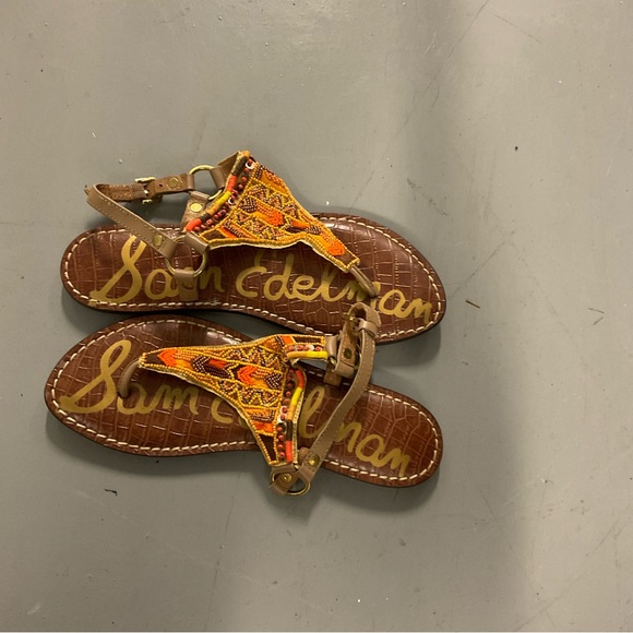 Sam Edelman nwt boho style Greta sandals embroidered design - Picture 8 of 8